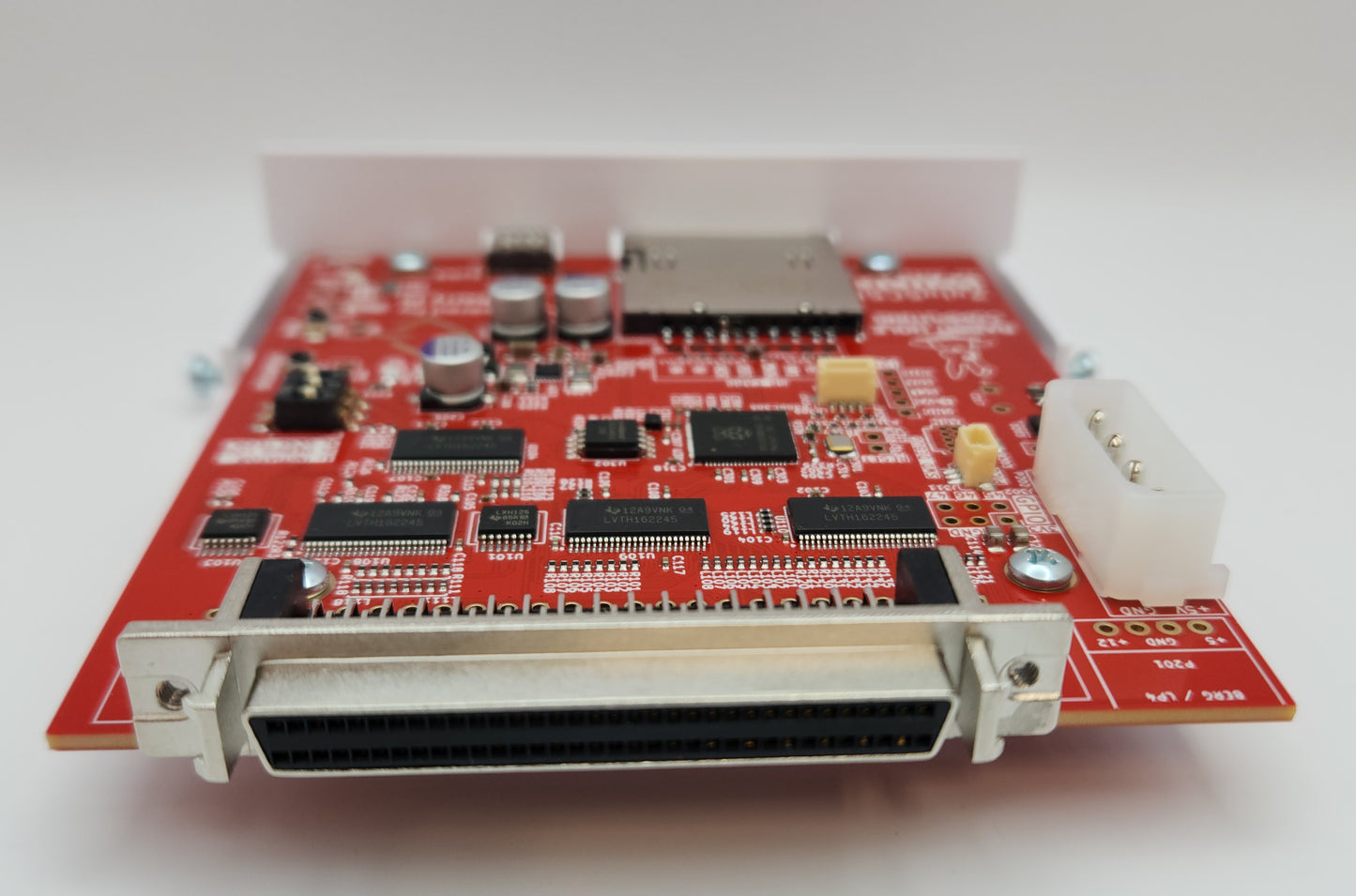ZuluSCSI Wide bundle with 3.5" mounting bracket/faceplate