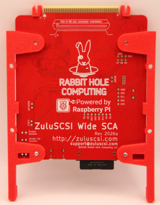 ZuluSCSI Wide SCA - 16-bit UW SCSI emulator - Rev 2026a
