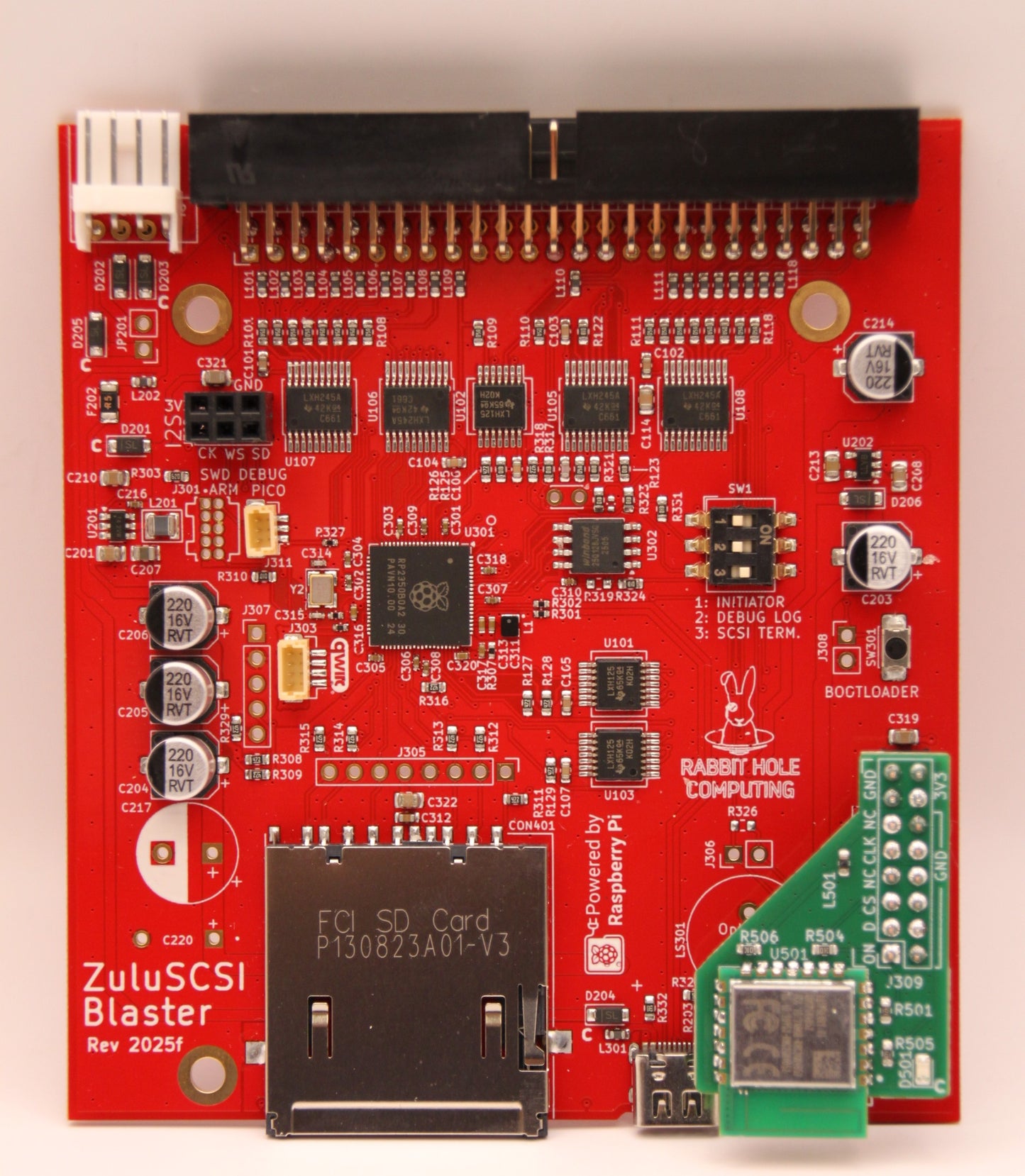 ZuluSCSI Blaster - An RP2350B-based SCSI emulator