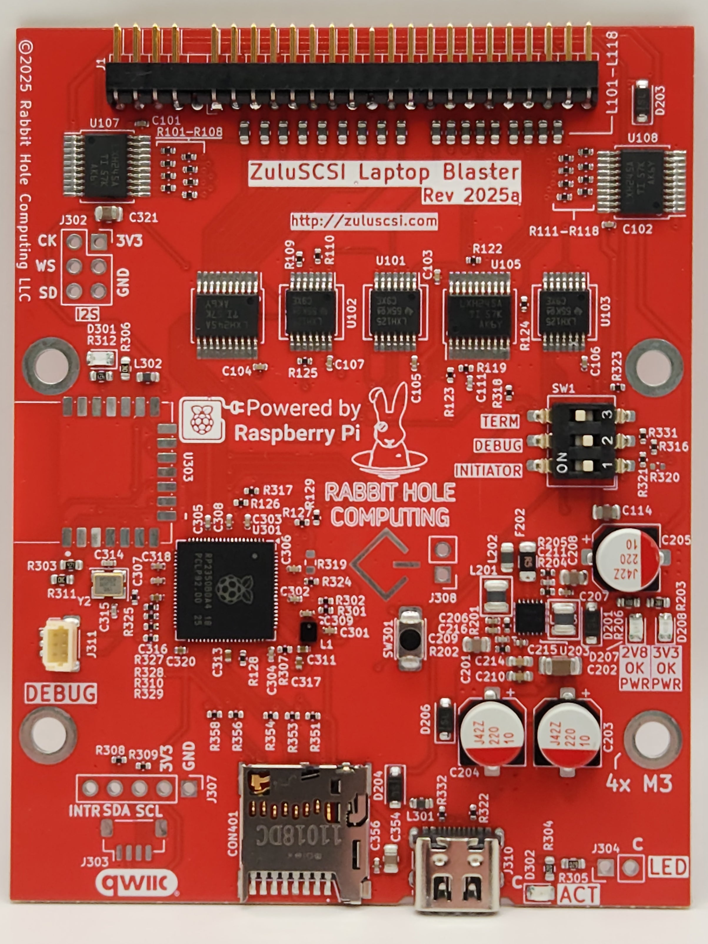 2.5 inch ZuluSCSI Laptop Blaster – Rabbit Hole Computing
