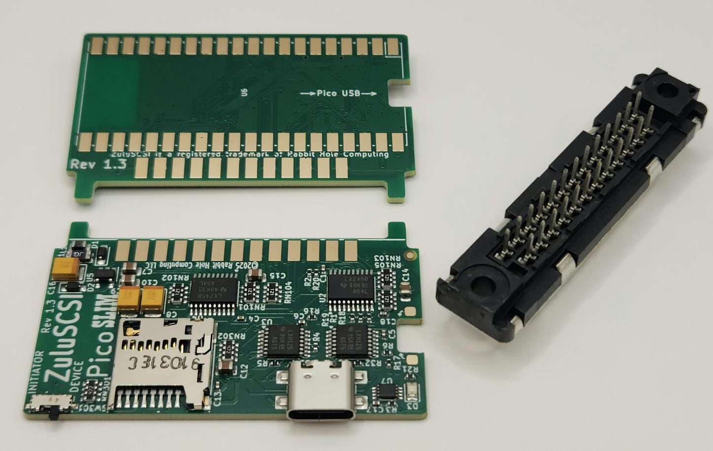 ZuluSCSI Pico Slim (DB25) PCB (Assembly Required)