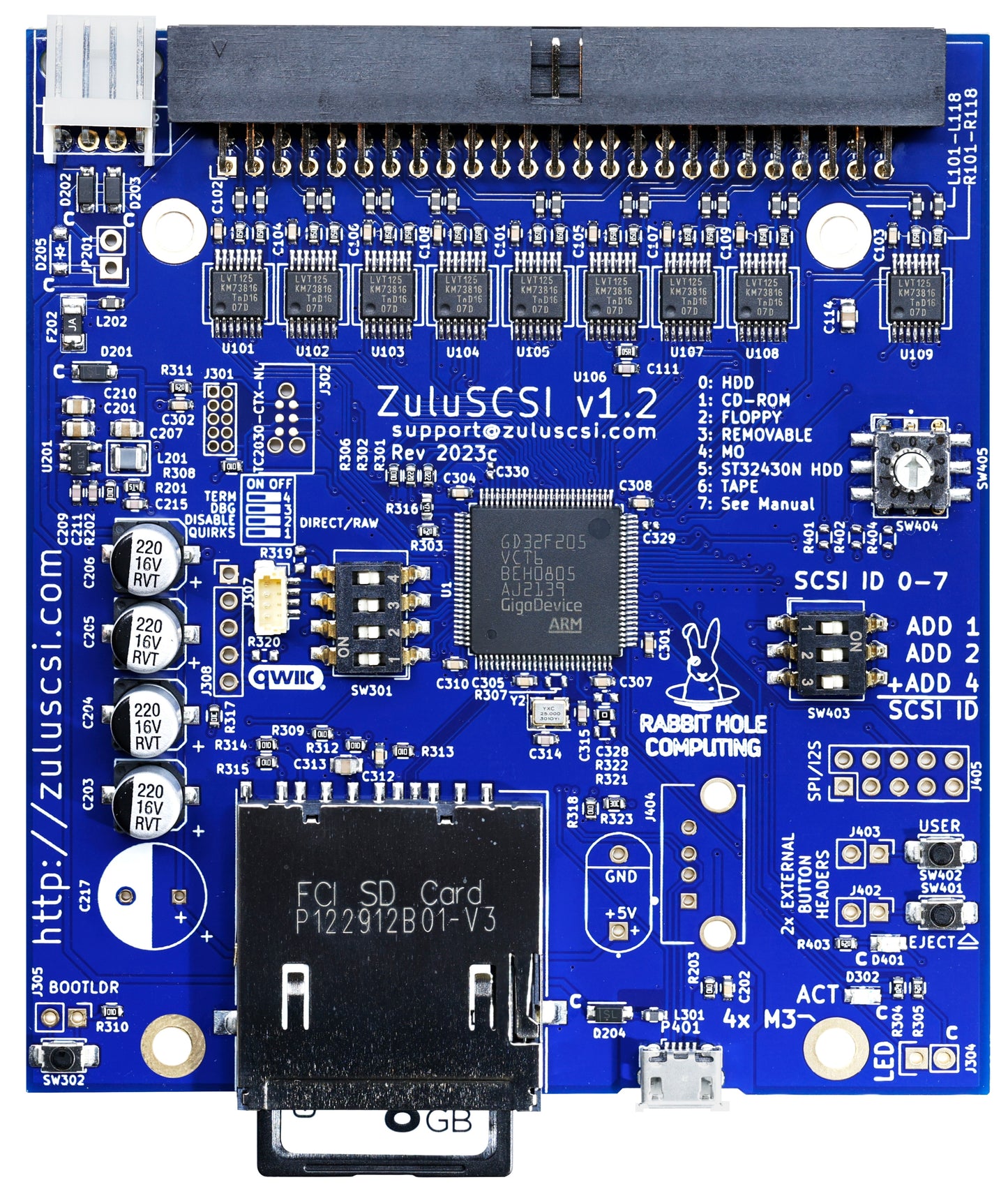 ZuluSCSI V1.2 - SCSI SSD