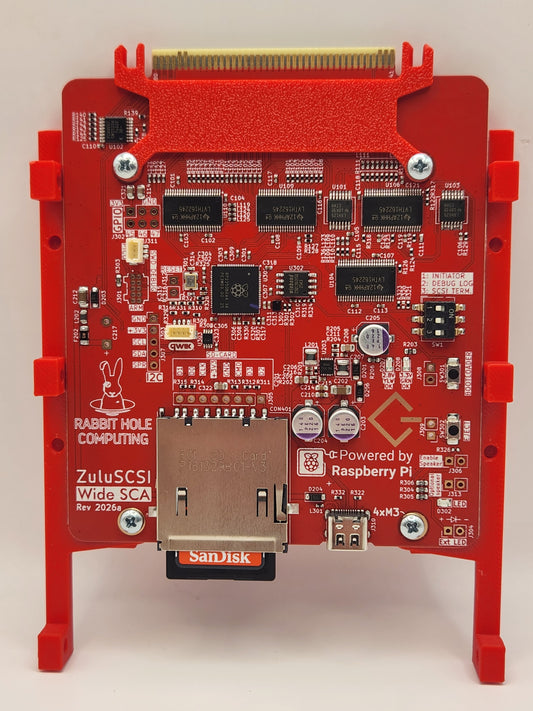 ZuluSCSI Wide SCA - 16-bit UW SCSI emulator - Rev 2026a
