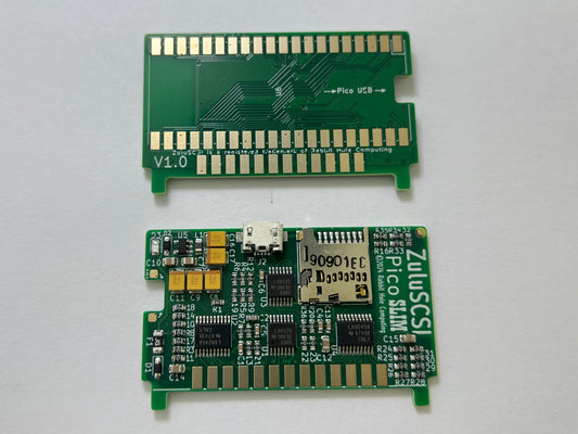 ZuluSCSI Pico Slim (DB25) PCB (Assembly Required)