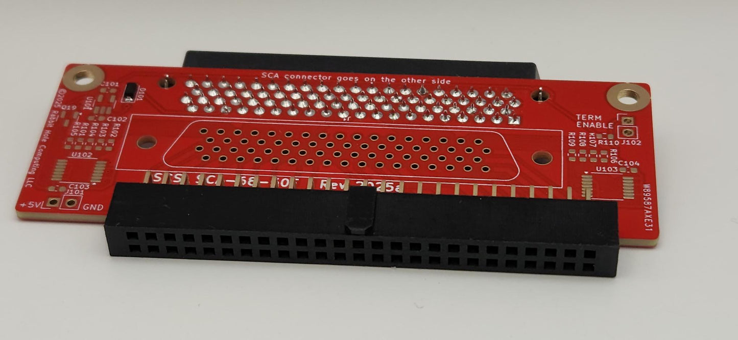 SCSI-SCA-50F "reverse SCA" adapter