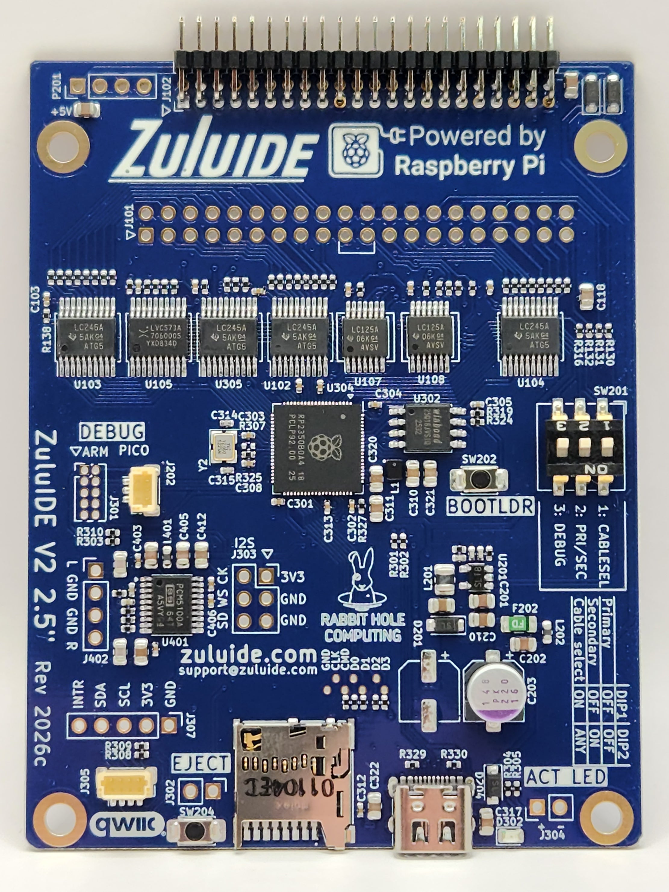 isnb_doi ZuluIDE V2 Hybrid 2.5 inch with integrated DAC – Rabbit Hole Computing
