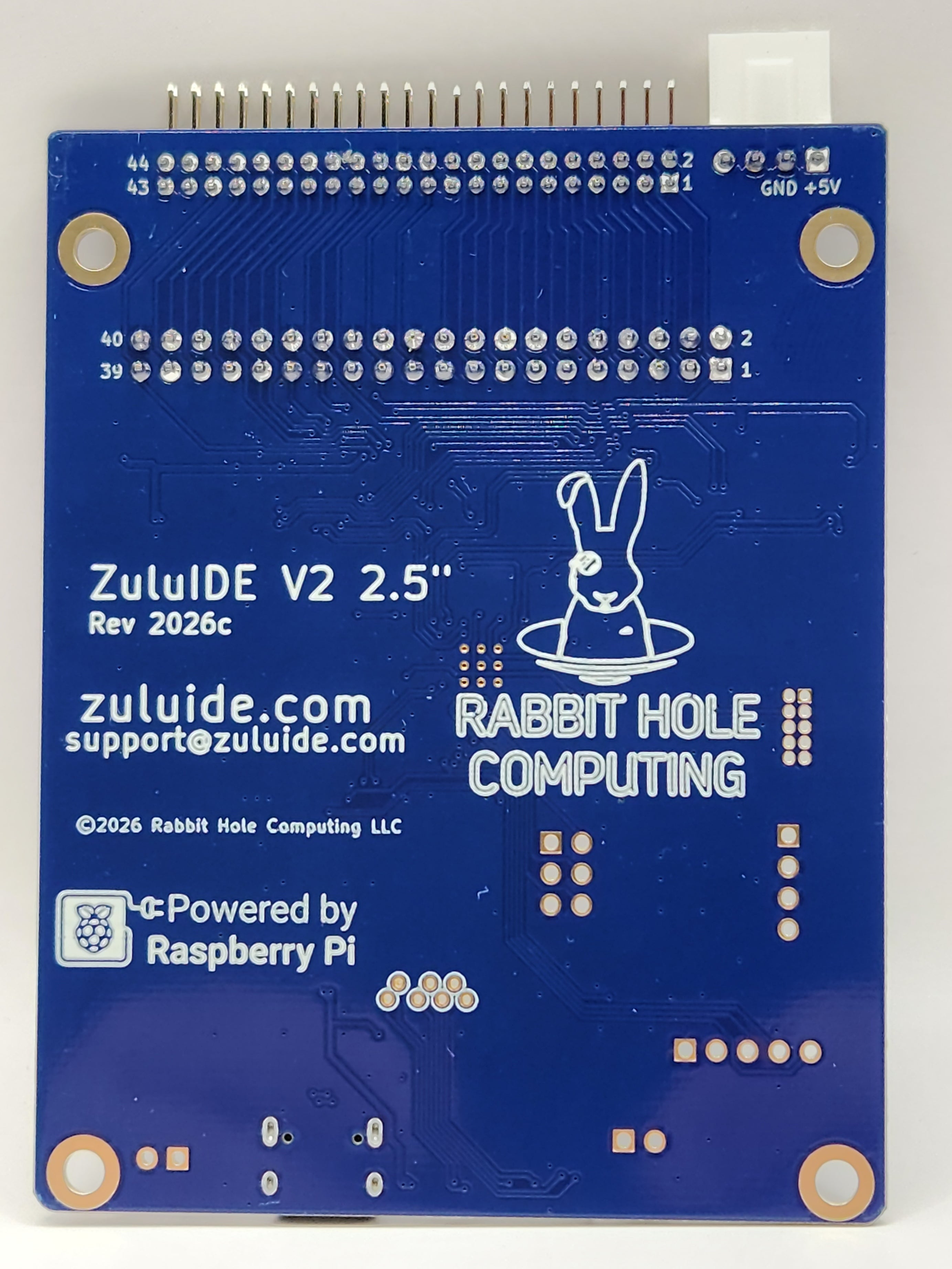 ZuluIDE V2 Hybrid 2.5 inch with integrated DAC – Rabbit Hole Computing