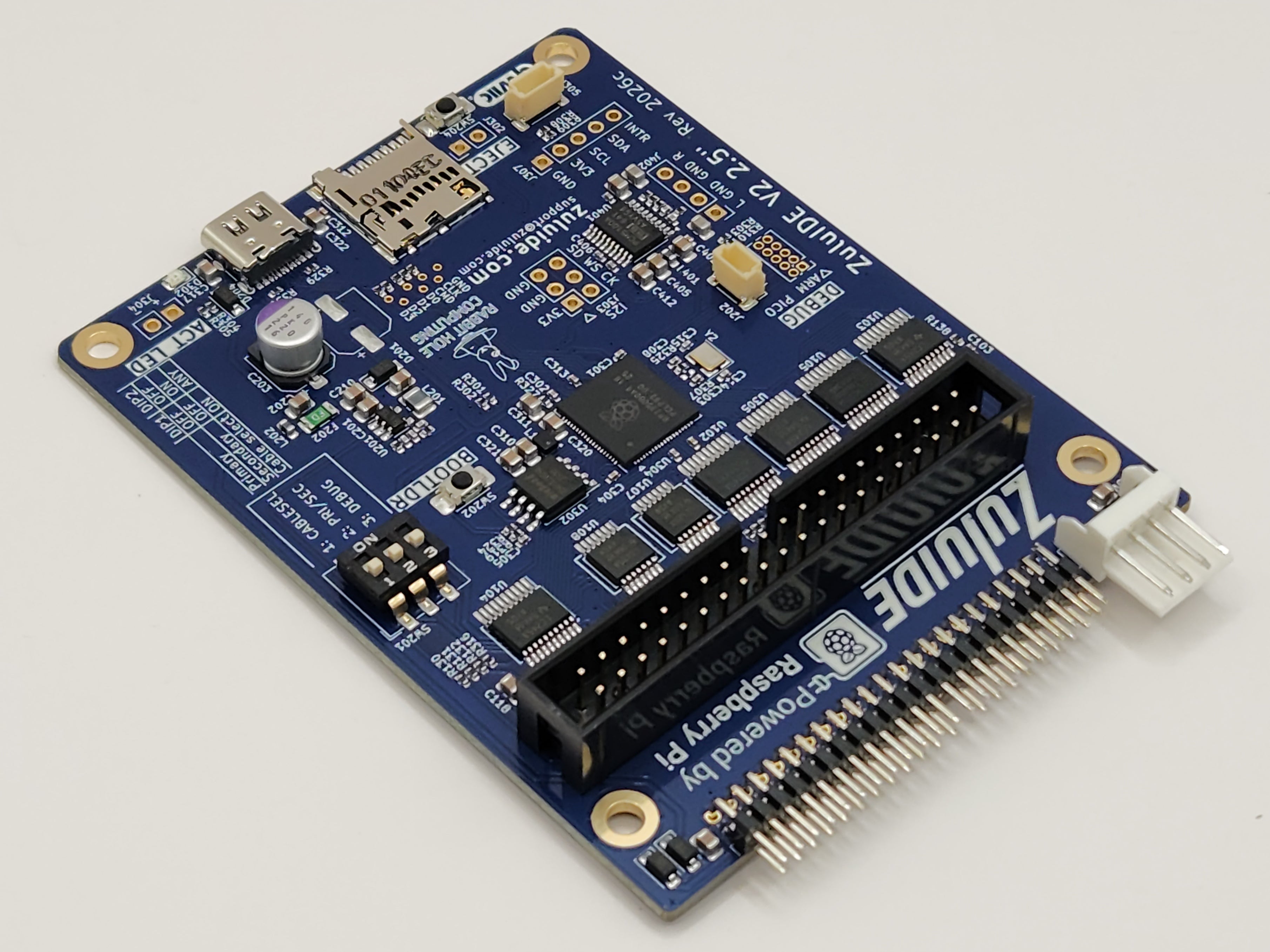 ZuluIDE V2 Hybrid 2.5 inch with integrated DAC – Rabbit Hole Computing