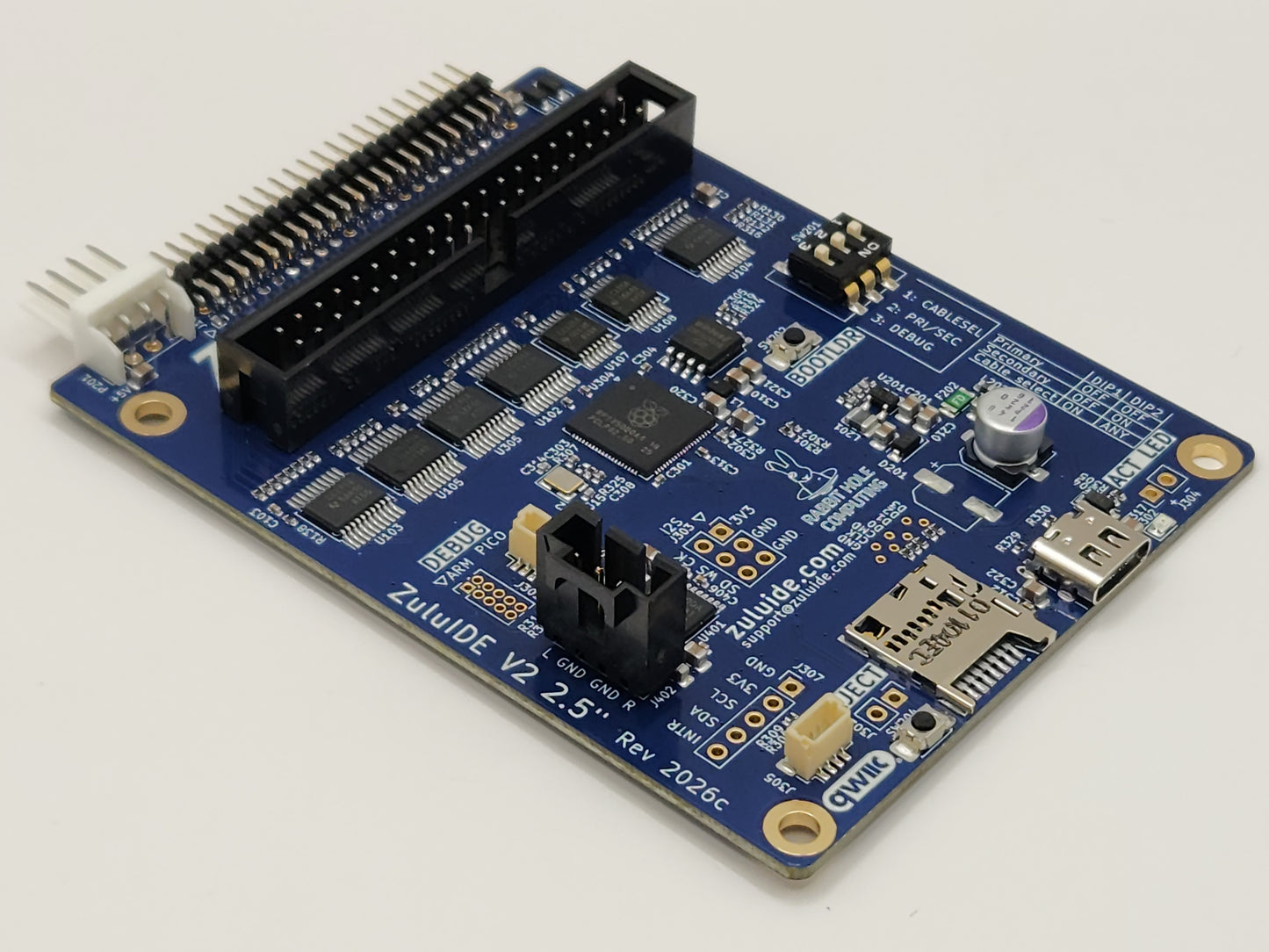 ZuluIDE V2 Hybrid 2.5 inch with integrated DAC