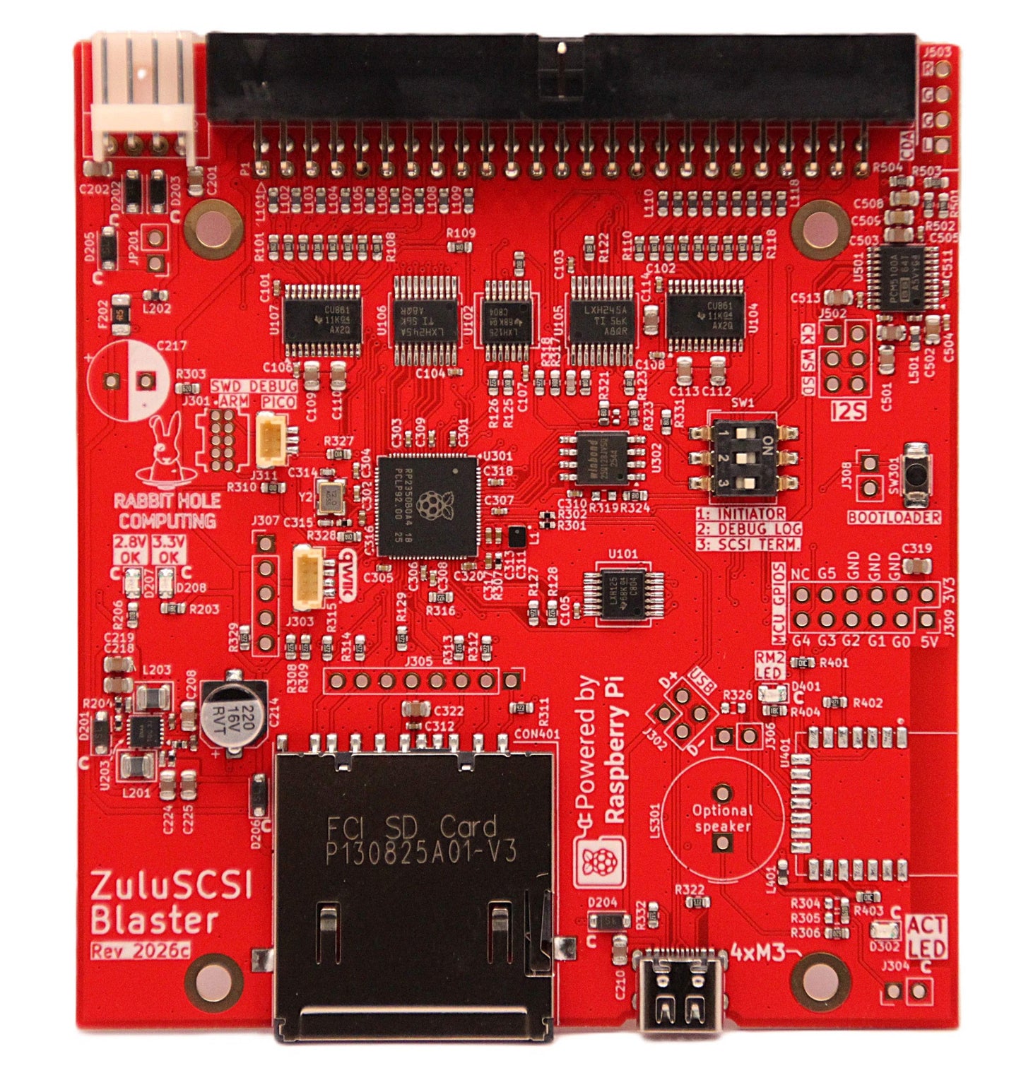 ZuluSCSI Blaster - Ultra SCSI emulator up to 18MB/sec