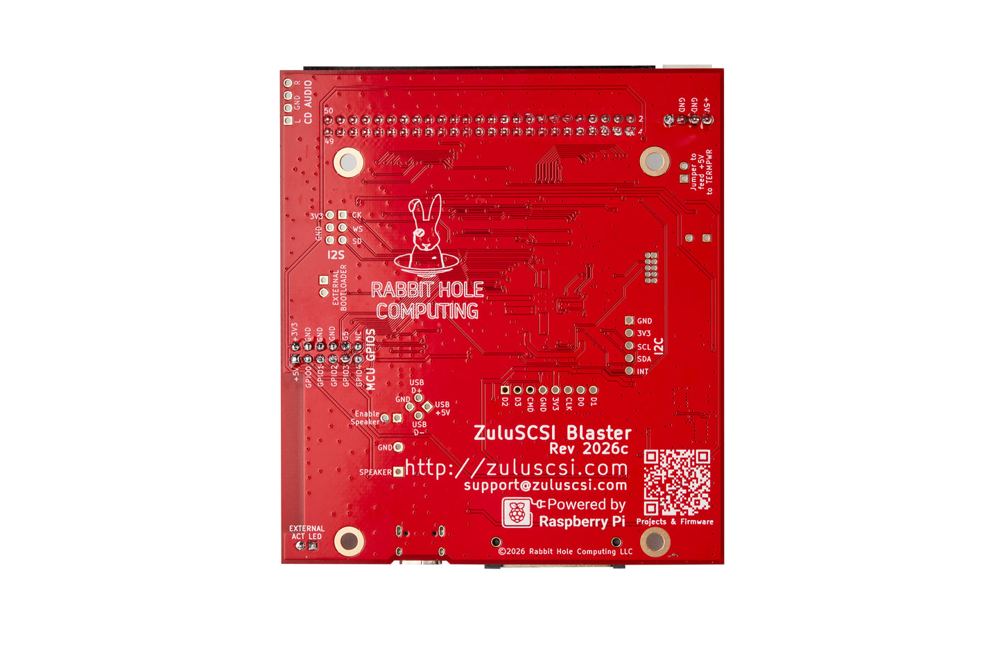 ZuluSCSI Blaster - Ultra SCSI emulator up to 18MB/sec