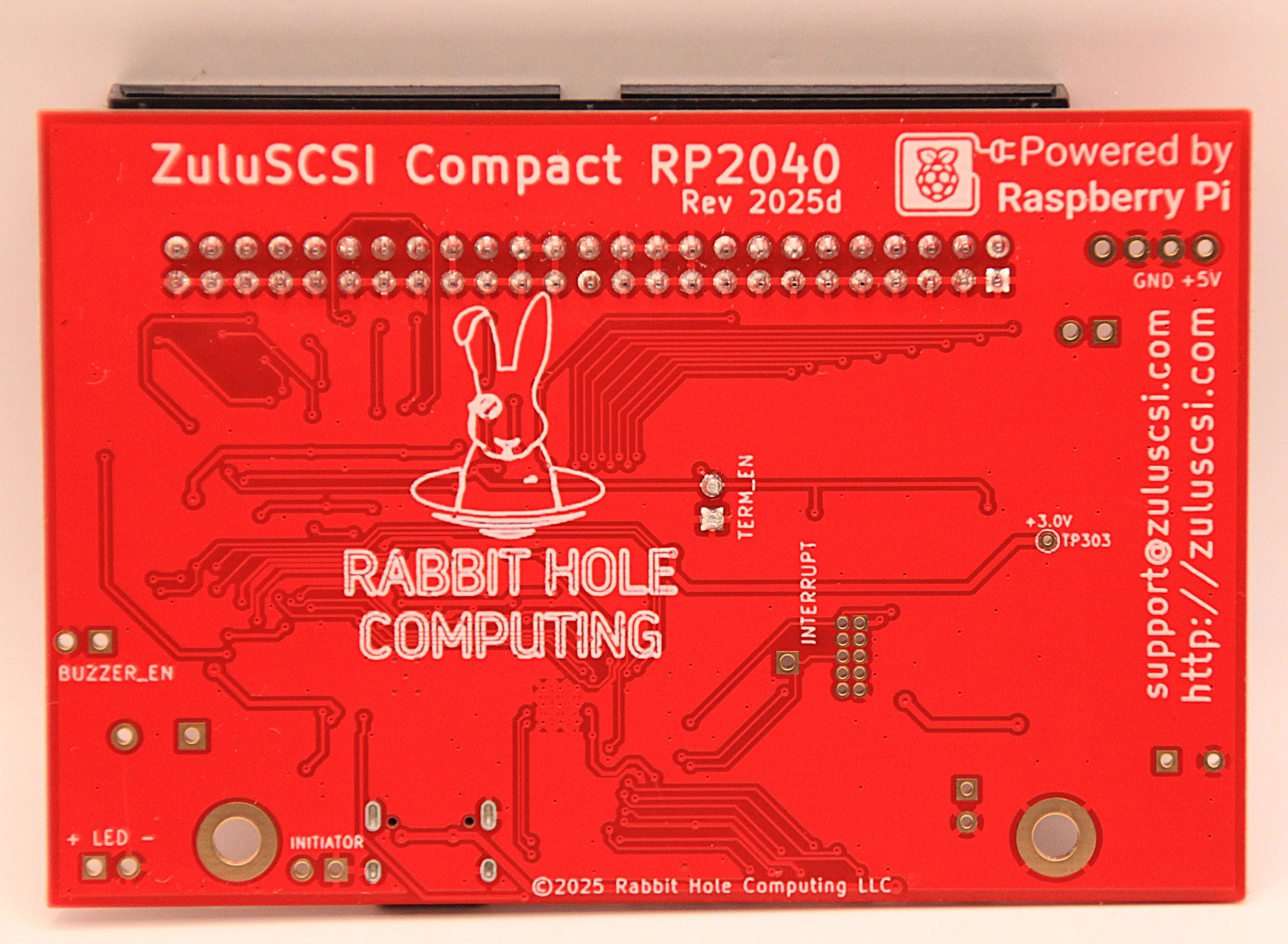 ZuluSCSI Compact RP2040 with USB-C – Rabbit Hole Computing