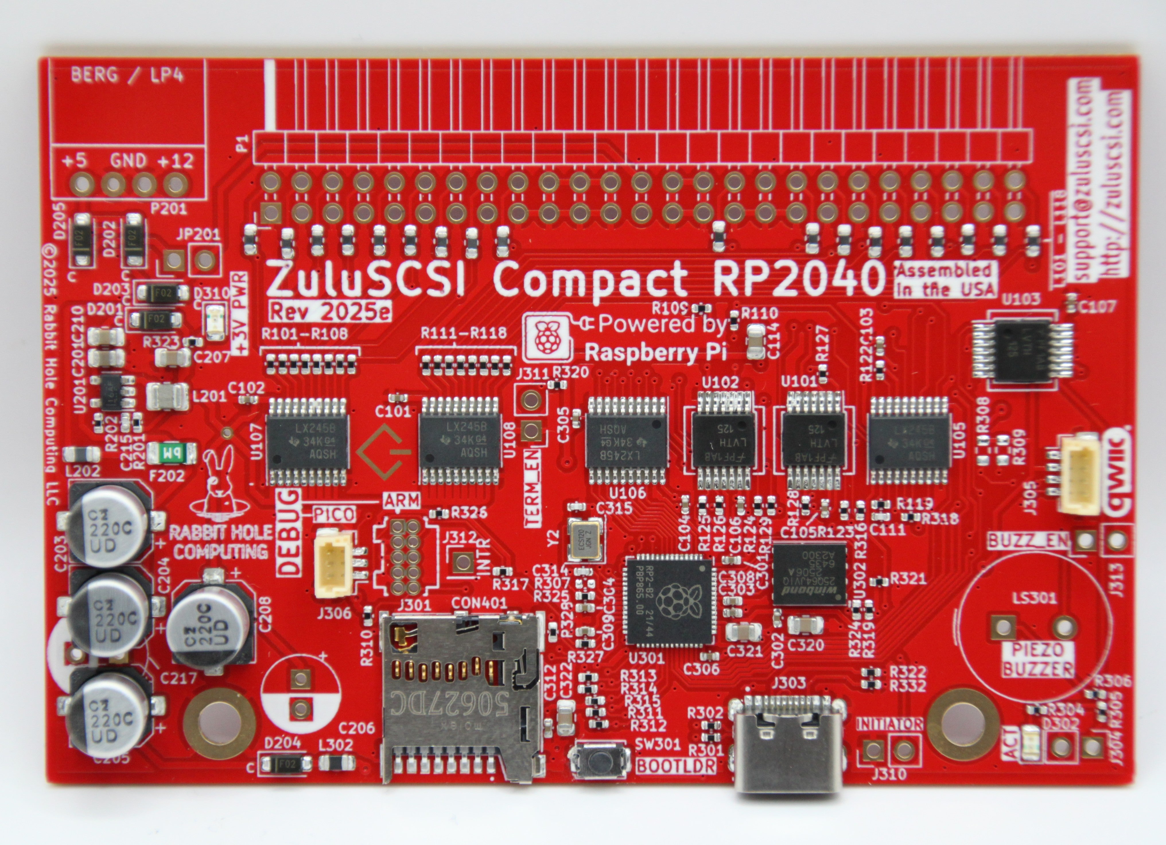 ZuluSCSI Compact RP2040 Homebrew (kit) – Rabbit Hole Computing