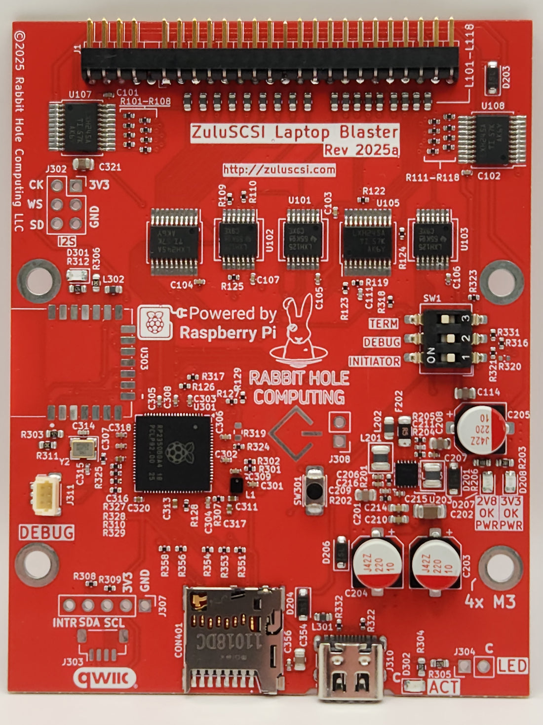2.5 inch ZuluSCSI Laptop Blaster – Rabbit Hole Computing