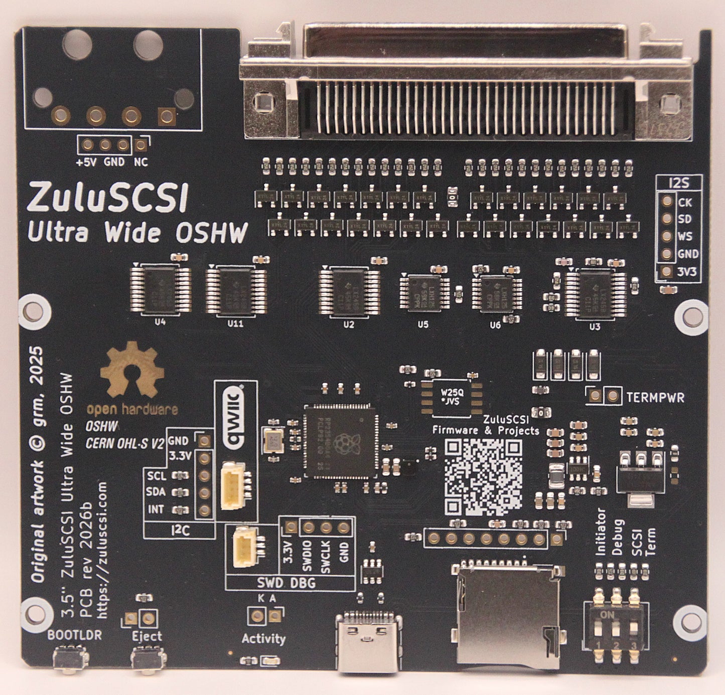 ZuluSCSI Ultra Wide OSHW