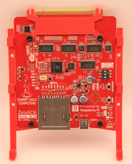 ZuluSCSI Wide SCA - 16-bit UW SCSI emulator - Rev 2026a
