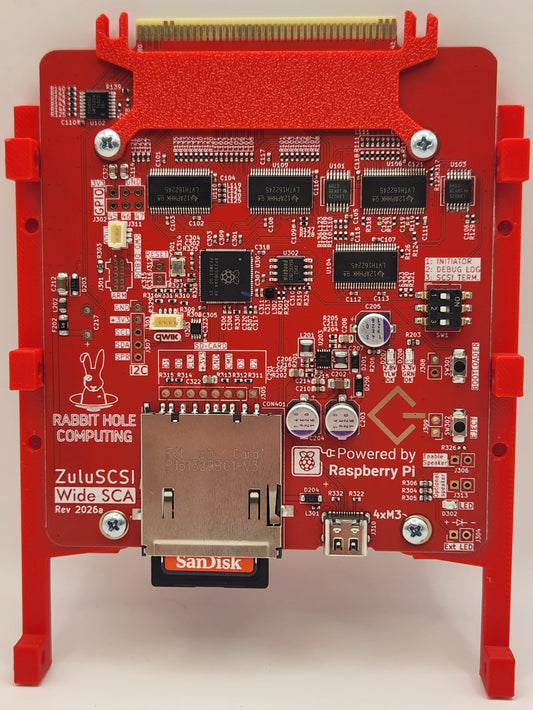 ZuluSCSI Wide SCA - 16-bit UW SCSI emulator - Rev 2026a